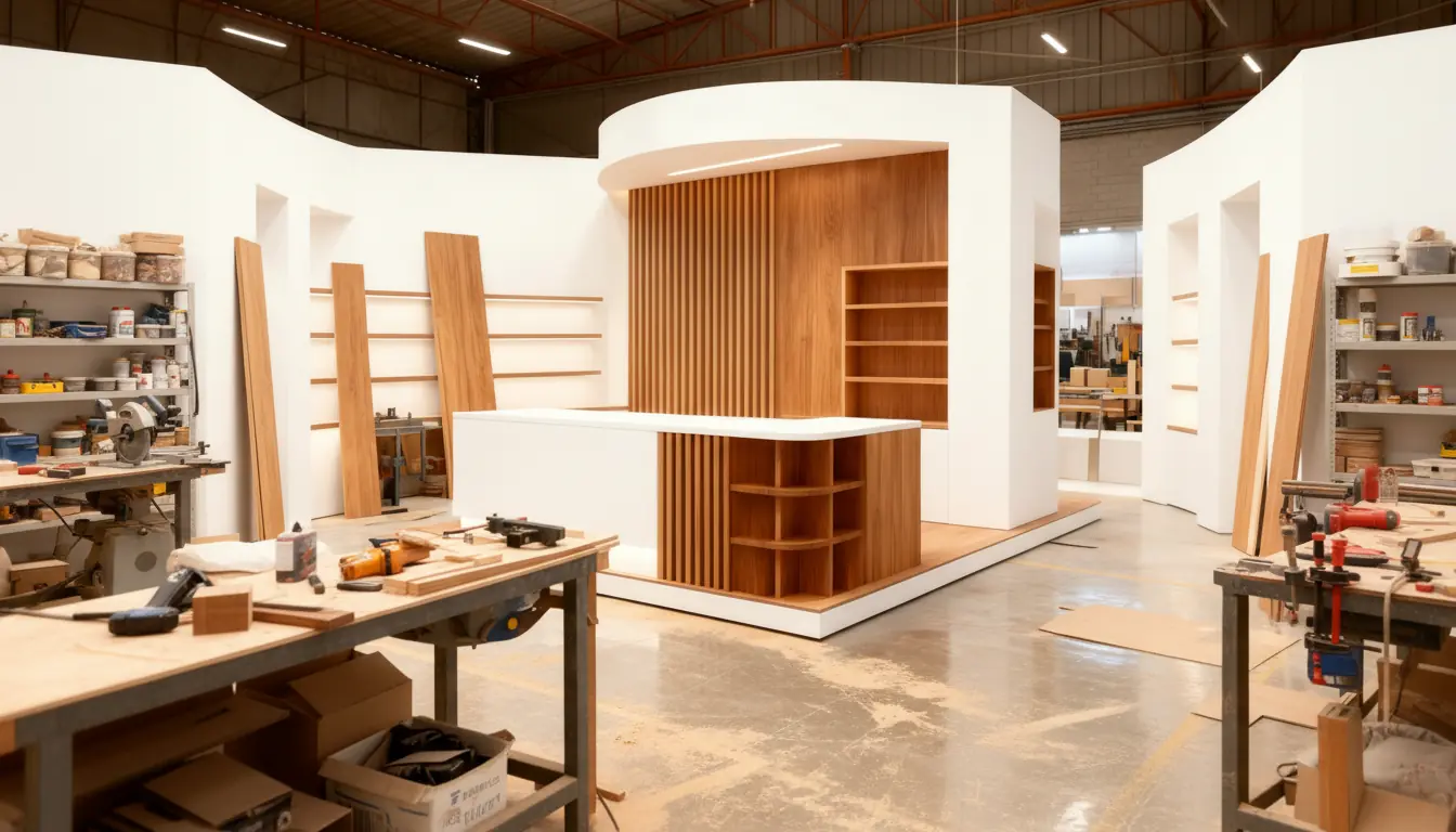 Producción y acabados para stand de exposición